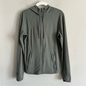 Lululemon Hooded Define Jacket Nulu Grey Sage (First Release) Green Full Zip 12
